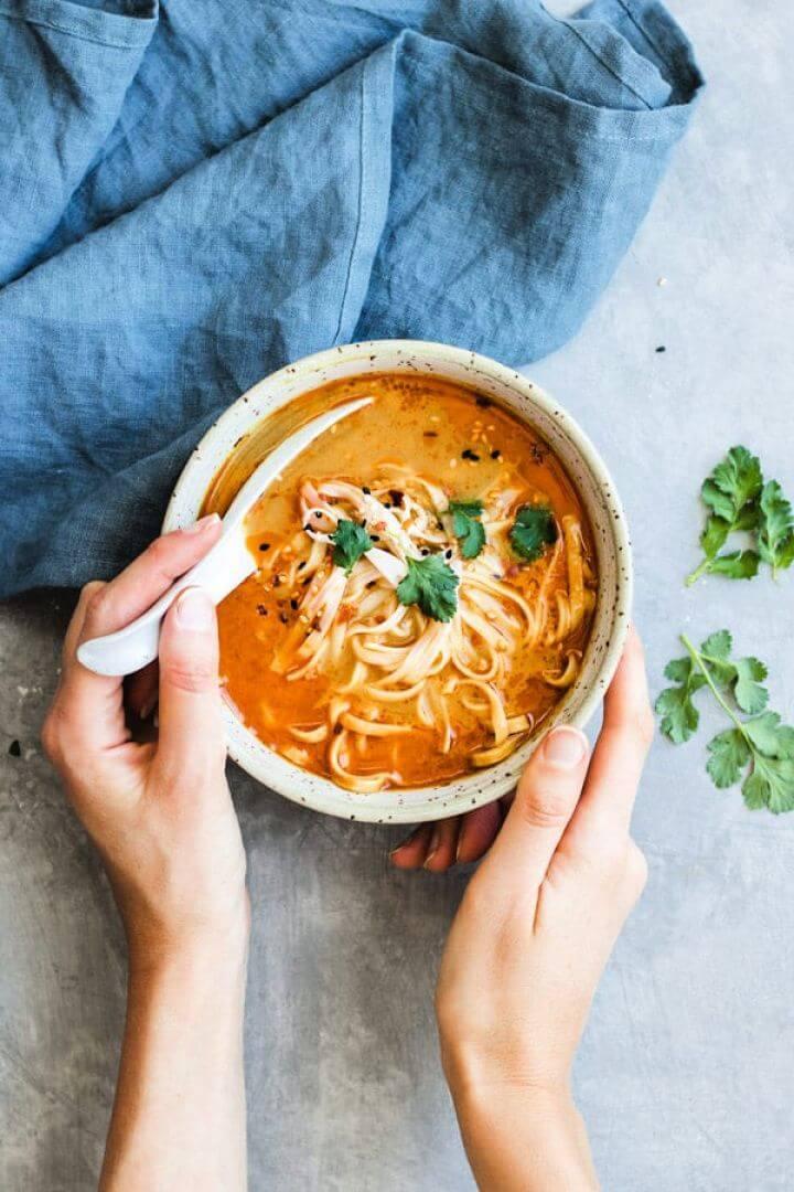 Make A DIY Vegan Thai Coconut Soup