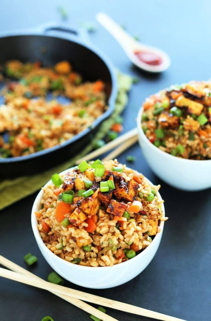 Make A Easy DIY Vegan Fried Rice