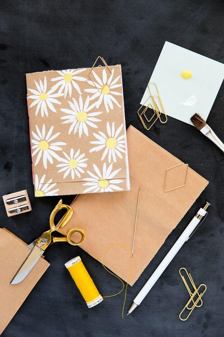 Make Your Own DIY Brown Bag Bookbinding