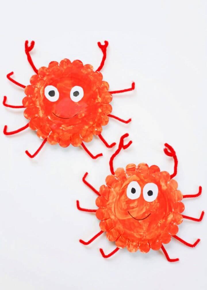 Make Your Own DIY Crab Paper Plate Craft