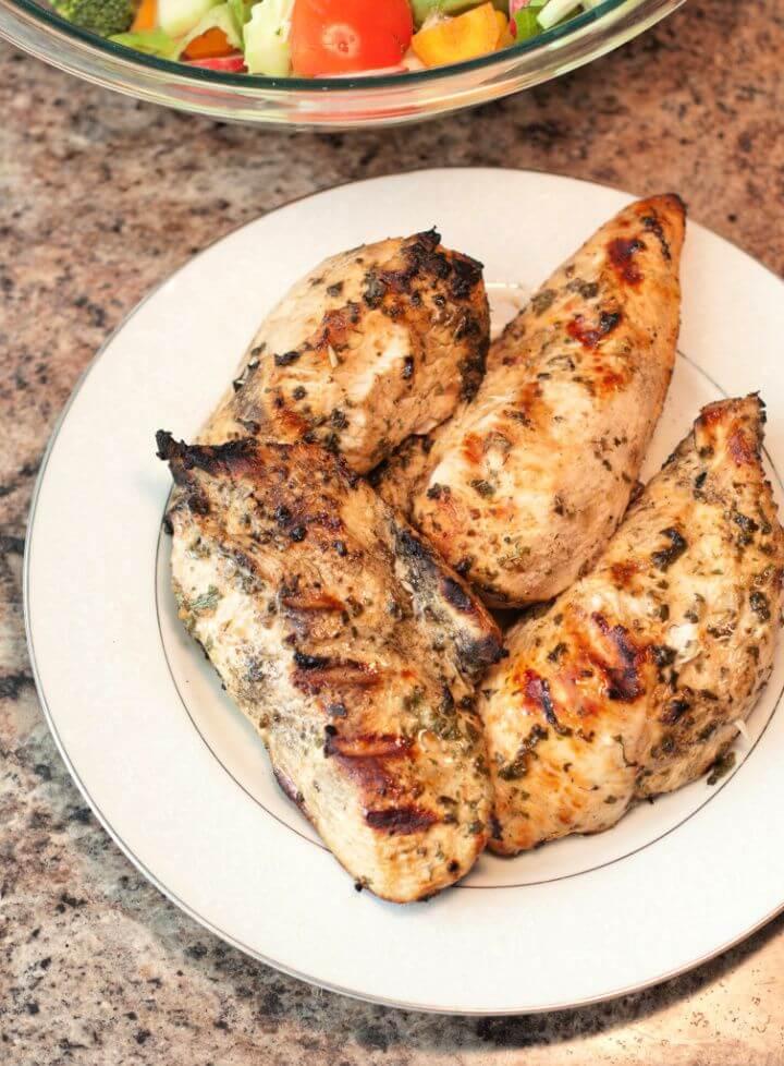 Mediterranean Grilled Chicken Breasts