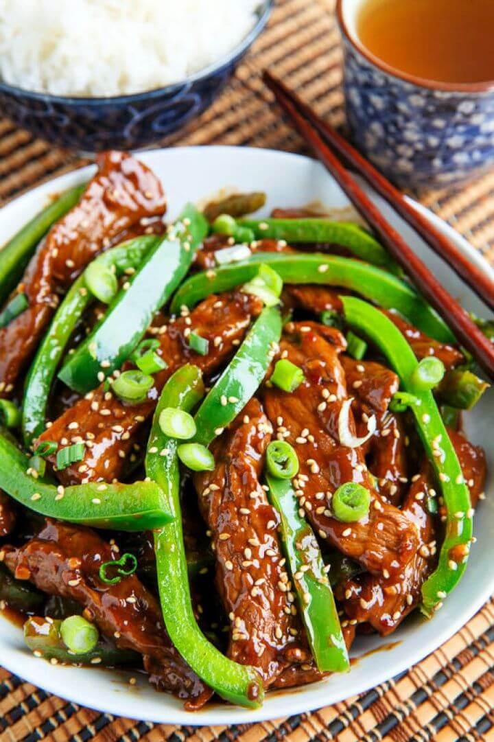 Quick And Easy Beef And Pepper Stir Fry