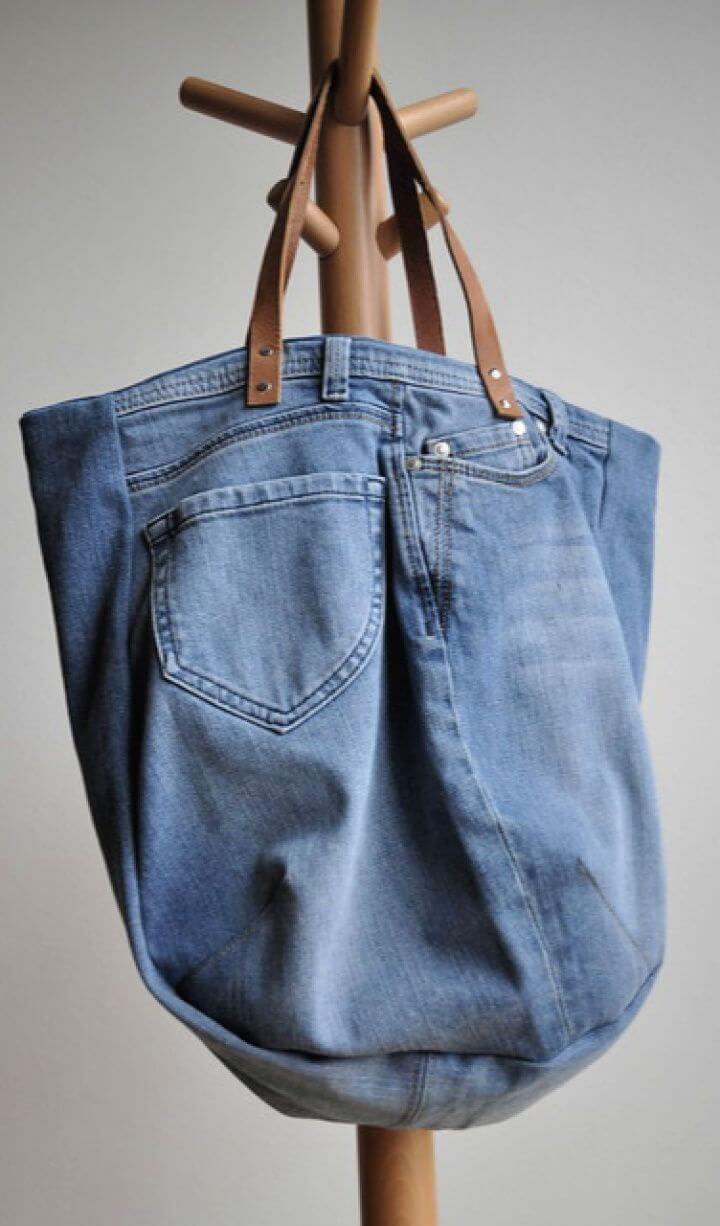 Repurposing An Old Pair Of Jeans