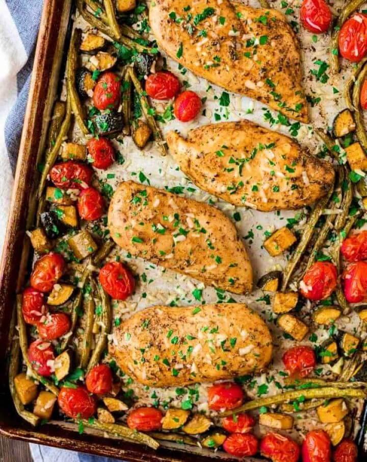 Sheet Pan Italian Chicken