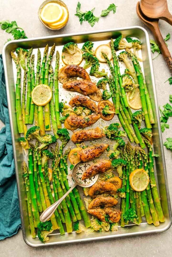 Sheet Pan Lemon Garlic Butter Chicken