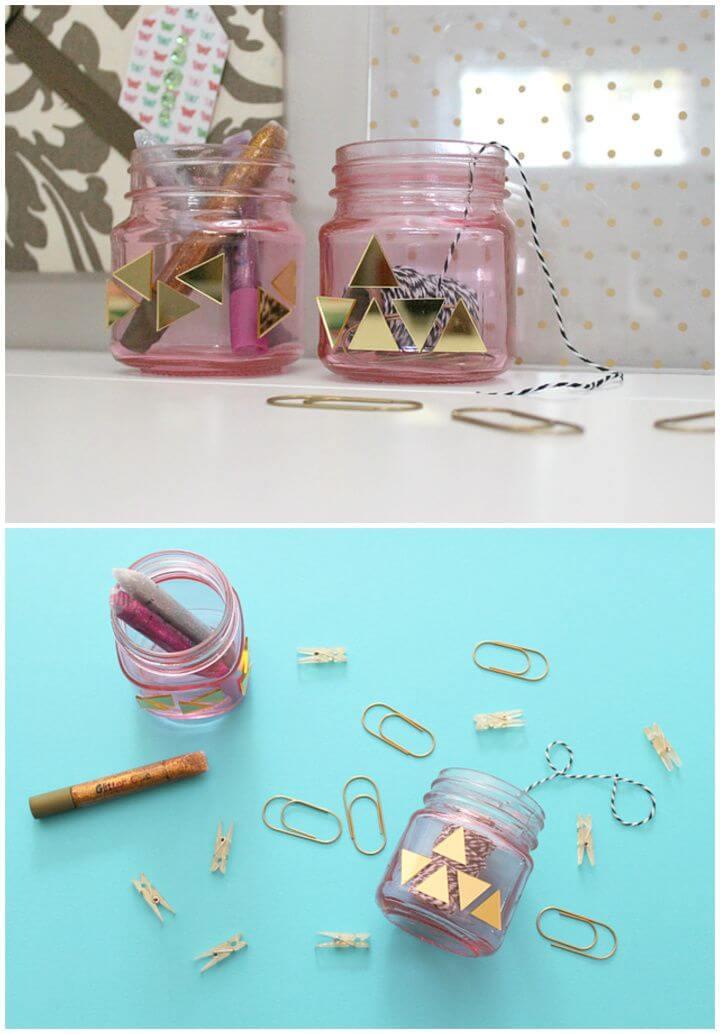 Simple DIY Little Bling For My Craft Jars