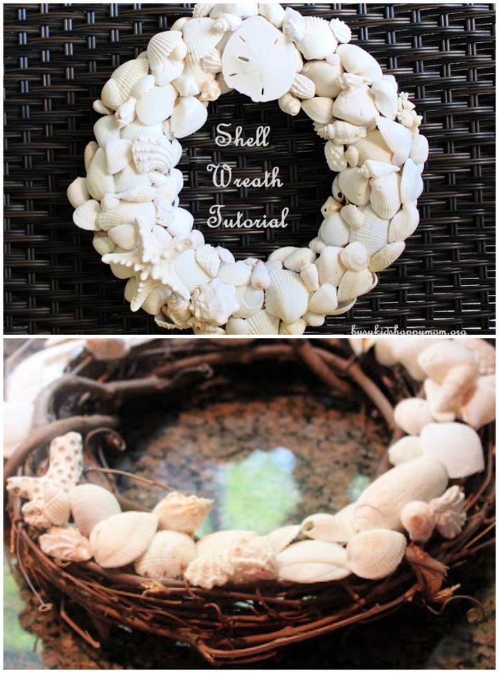 Simple DIY Shell Wreaths Tutorial