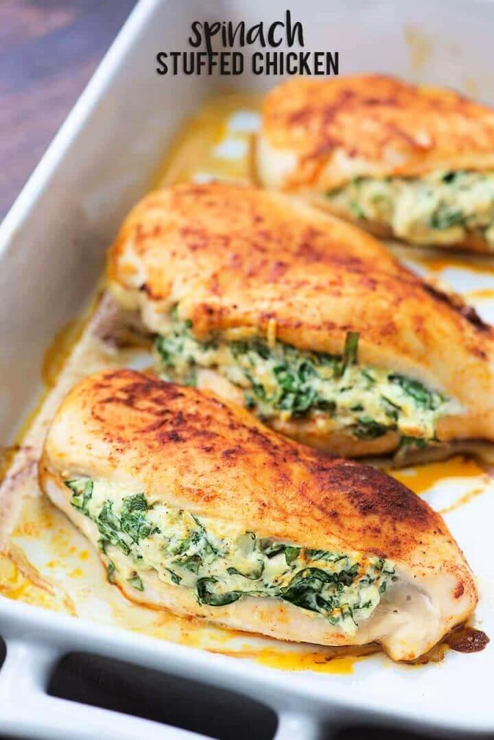 Spinach Stuffed Chicken