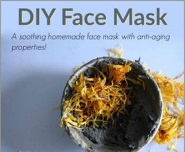 A Homemade Anti Aging Green Clay Face Mask