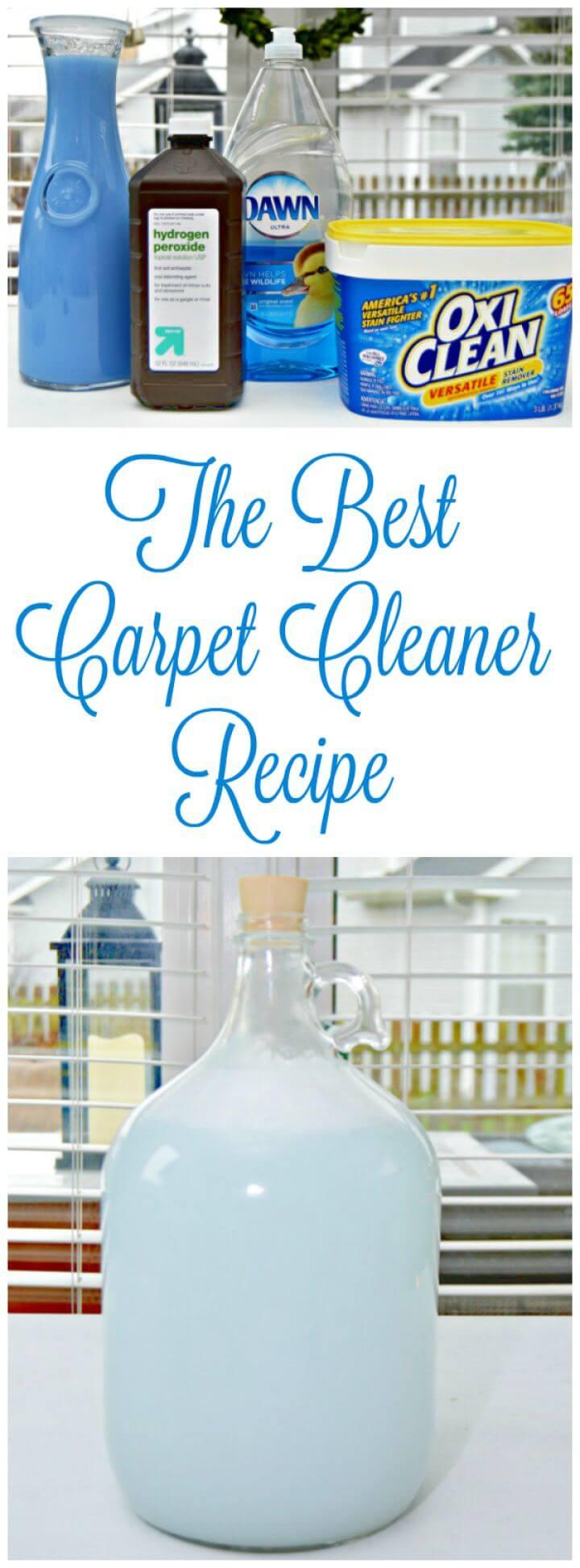 Best Carpet Cleaner Recipe
