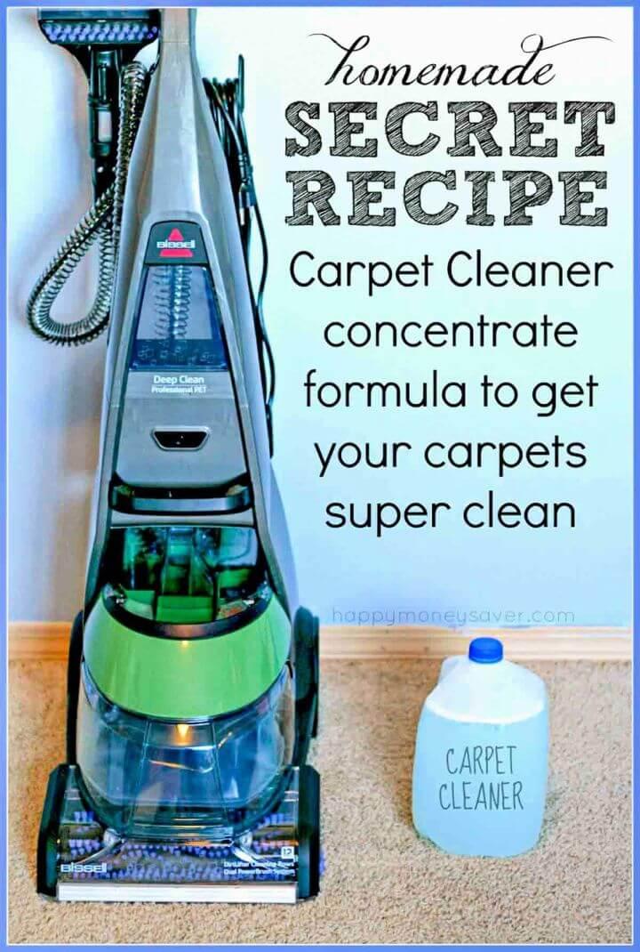 Best Homemade Carpet Cleaner Recipe for Machines