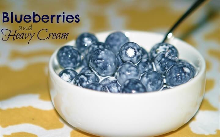 Blueberries and Cream Easy Recipe