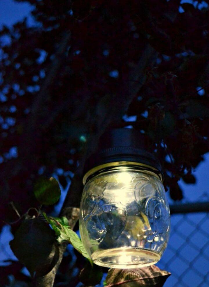 Build A DIY Hanging Mason Jar Solar Lights Tutorial