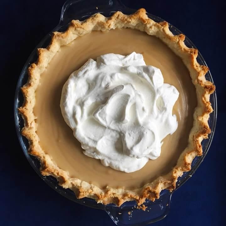 Butterscotch Pudding Pie Whipped Cream