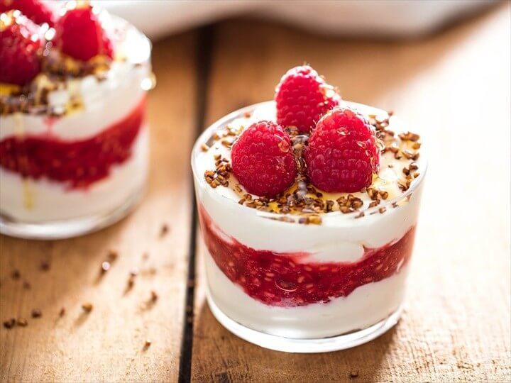 Cranachan Scottish Whipped Cream With Whisky Raspberries and Toasted Oats Recipe