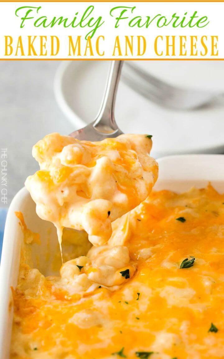 Creamy Homemade Baked Mac And Cheese