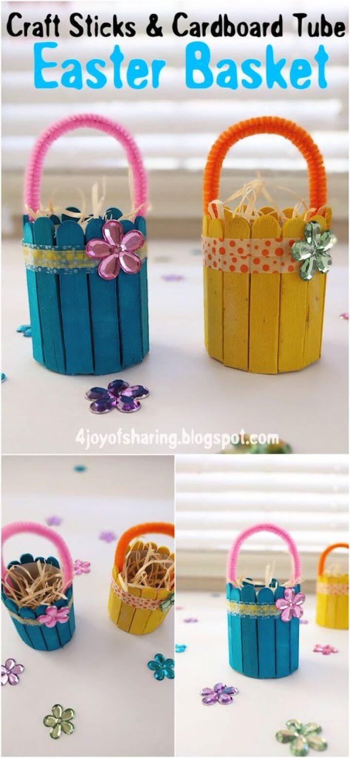 Cute And Easy Easter Basket Craft