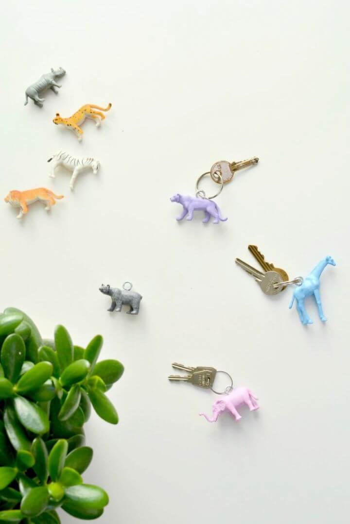 DIY Animal Key Rings