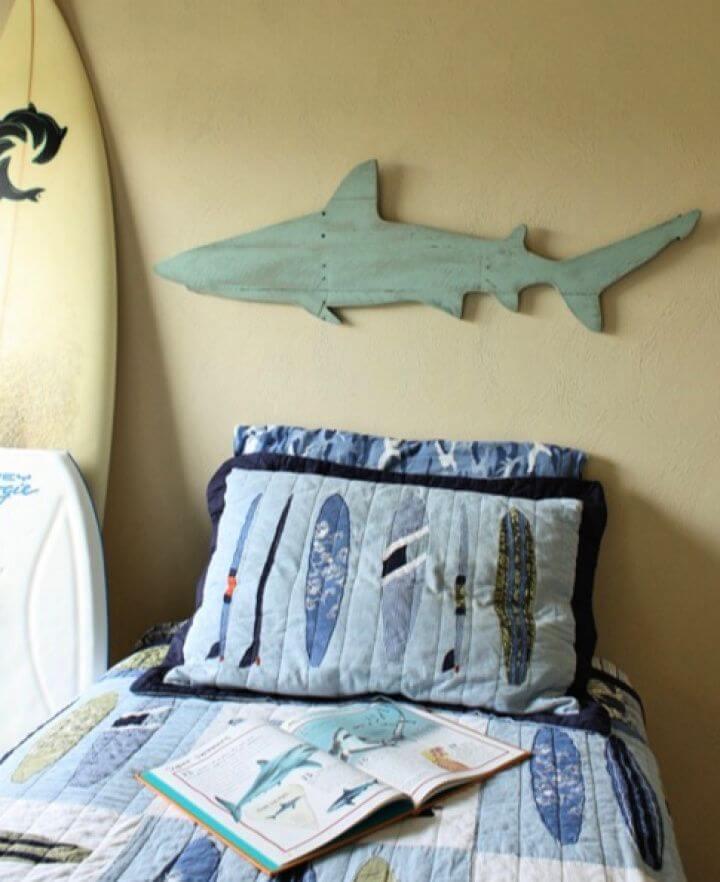 DIY Celebrating Shark Week Pallet Shark