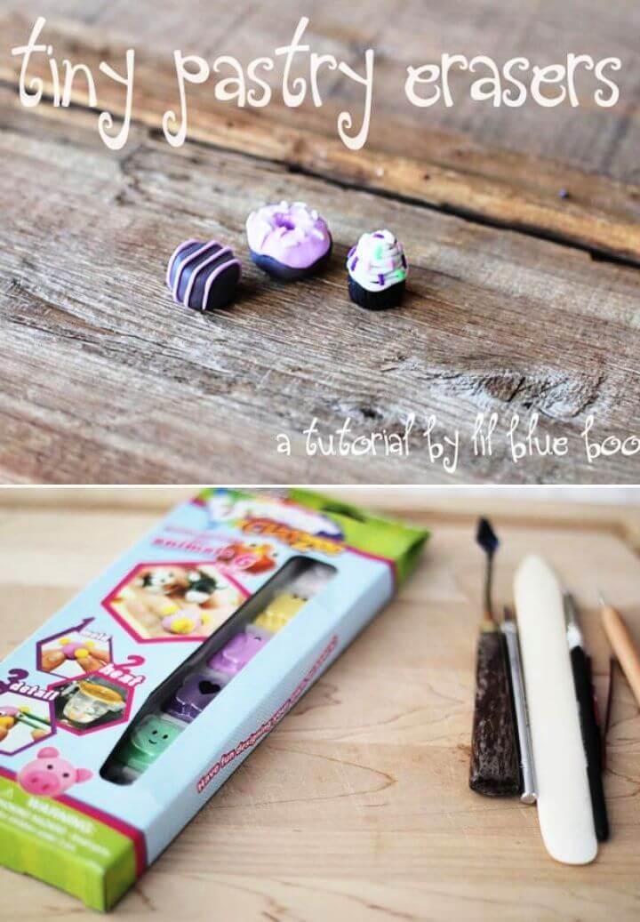 DIY Tiny Pastry Erasers