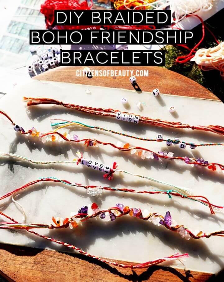 Easy Boho Beaded Friendship Bracelets