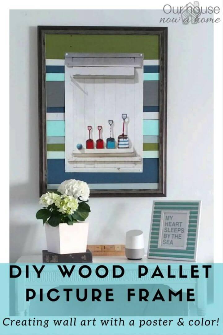 Easy DIY Wood Pallet Frame