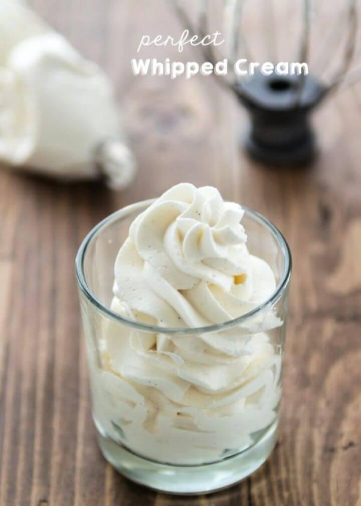 Easy Perfect Whipped Cream Recipe