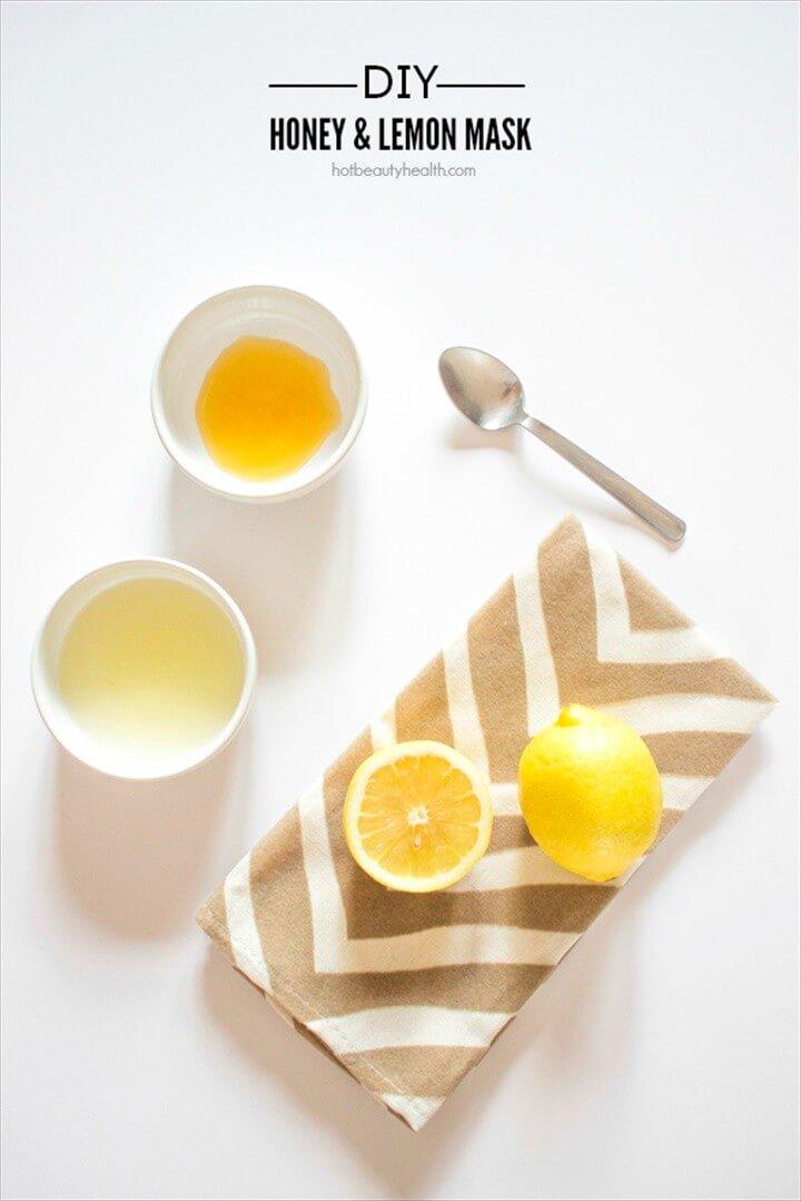 Homemade Honey Lemon Face Mask DIY