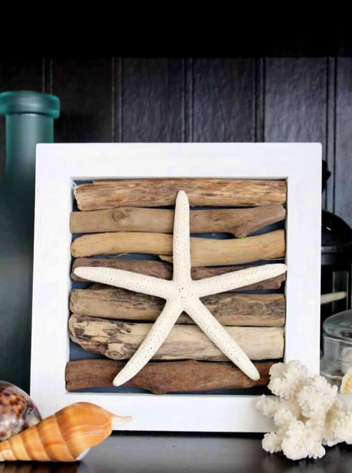 How To DIY Driftwood Art With A Starfish