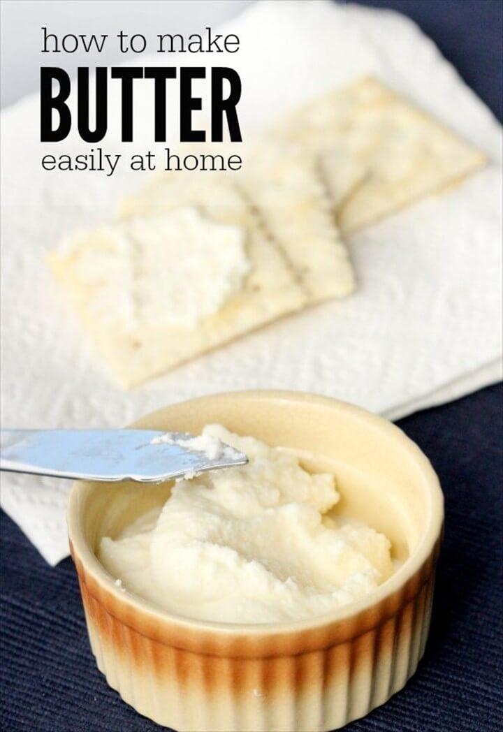 How To Make Butter with Heavy Cream