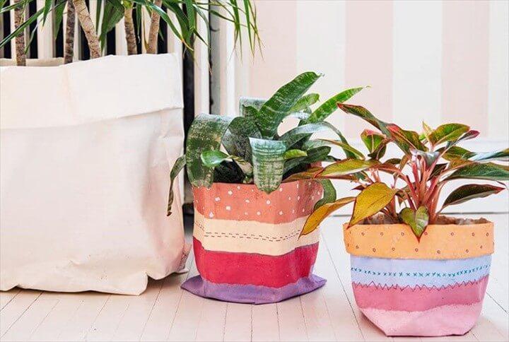 How To Make Planter Bags