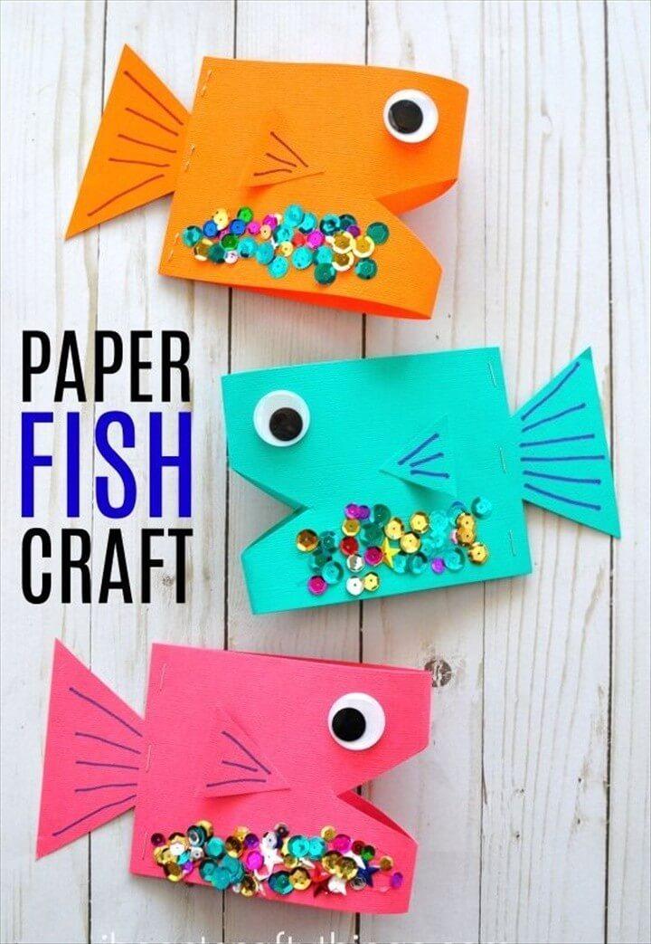 How To Make Super Cute Paper Fish Craft