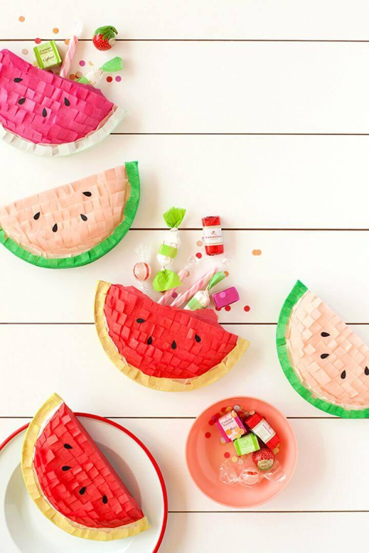 How To Make Watermelon Piñatas
