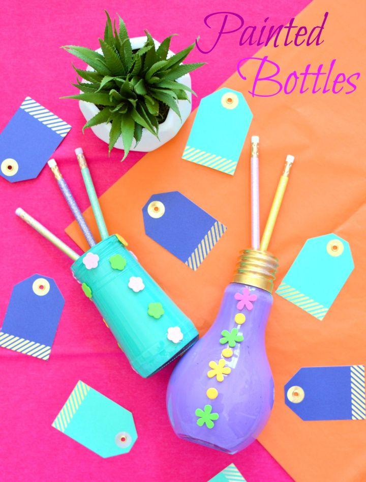 How To Make Your Own DIY Painted Bottles