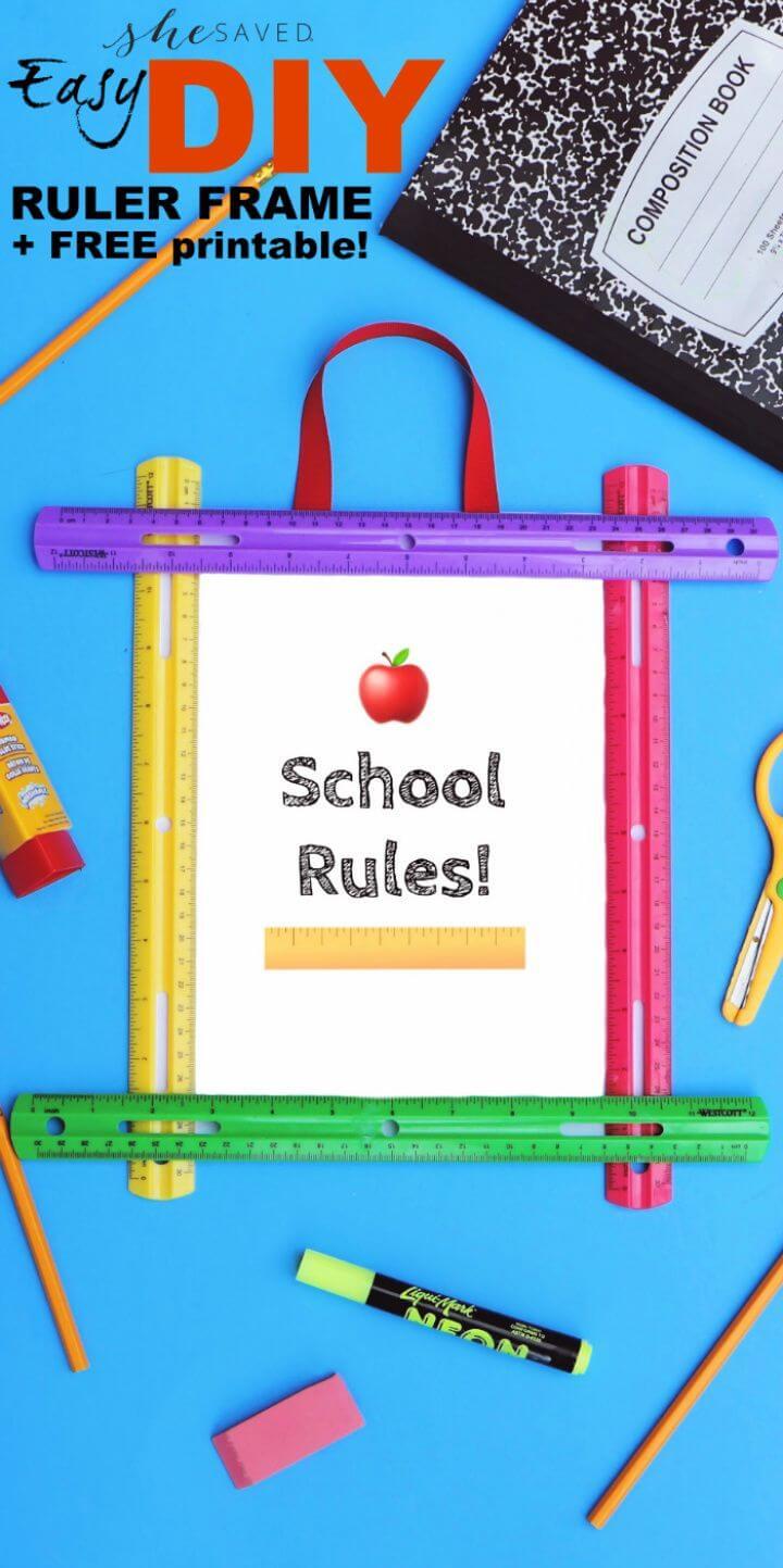How To Make Your Own DIY School Rules
