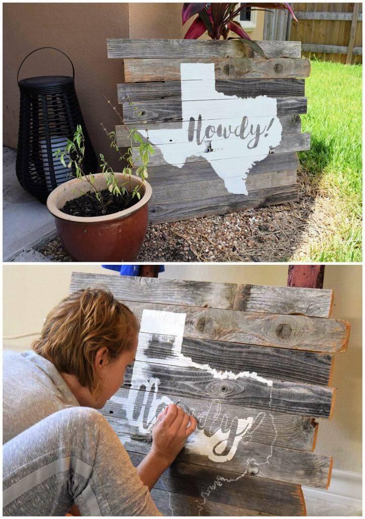 How To Reclaimed Wood Pallet Art