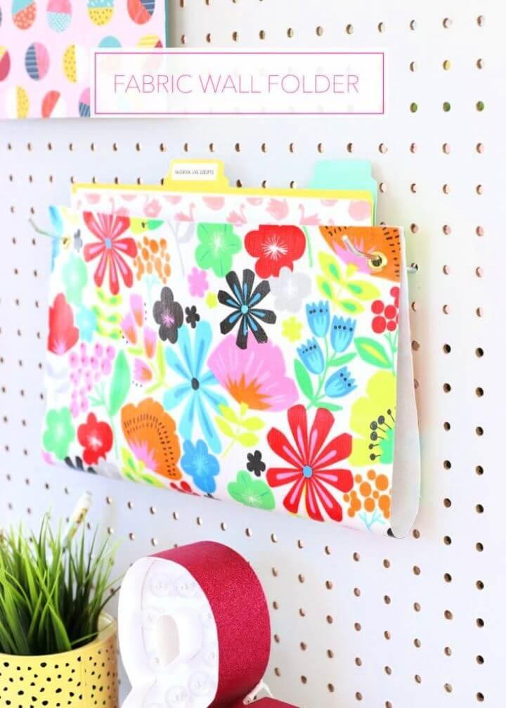 How to Make a DIY Hanging Wall Folder