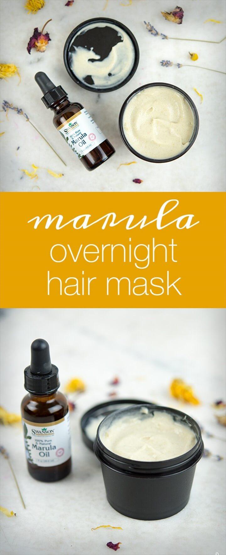 How to make a Marula Overnight Hair Mask