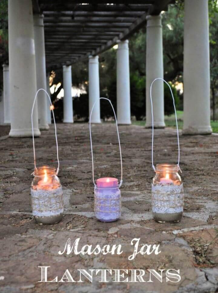 Make Your Own DIY Mason Jar Lanterns