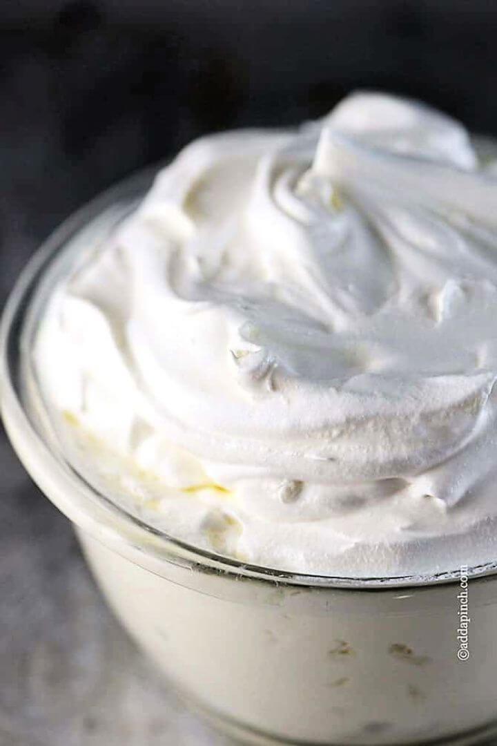 Perfect Whipped Cream Recipe