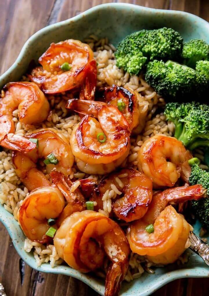 Quick Healthy Dinner 20 Minute Honey Garlic Shrimp