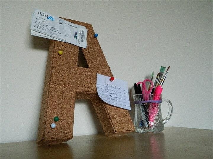 Six Unique Things to do with Cardboard Letters Idea
