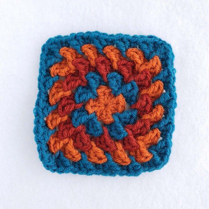 Crochet Pattern Tower Stitch Granny Square