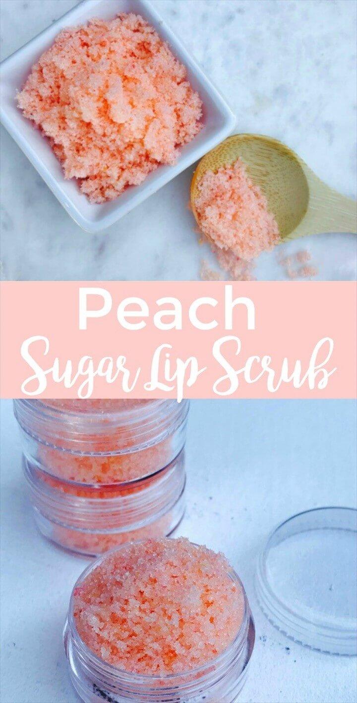 Amazing Peach Sugar Lip Scrub