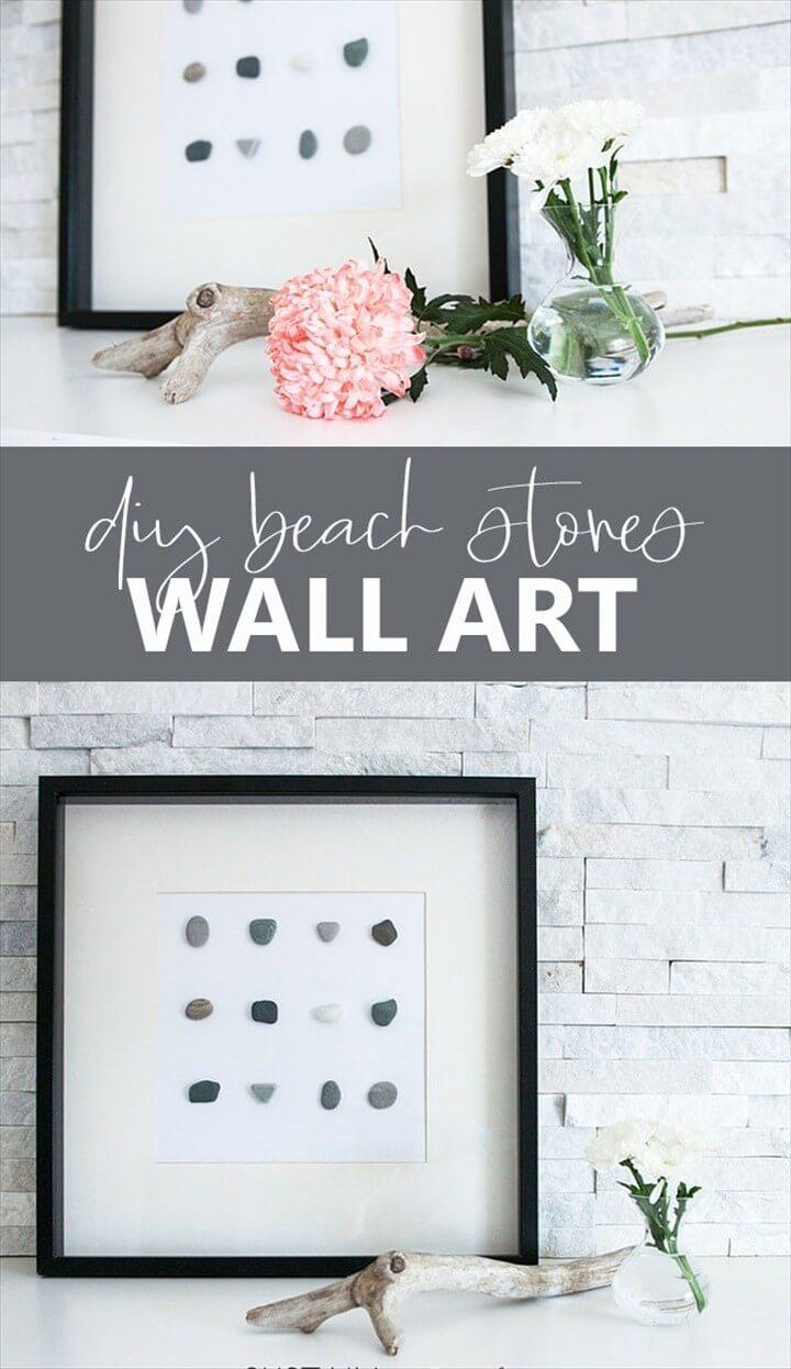 Beach Stones Wall Decor Wall Art DIY