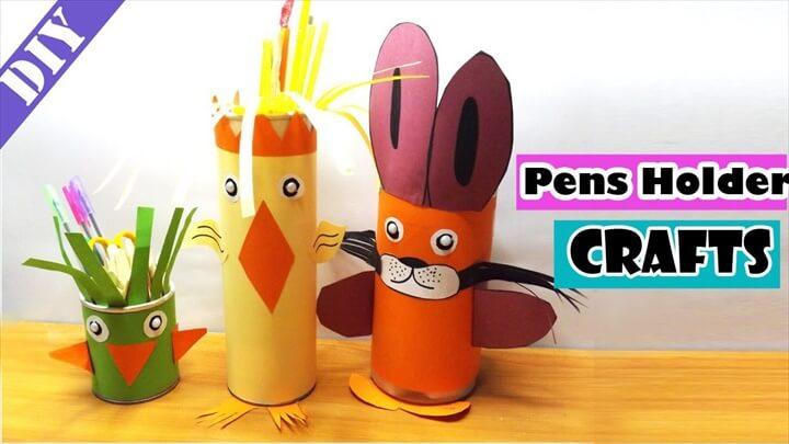 Cool And Easy Pen Holder DIY Easy Crafts Ideas For Kids