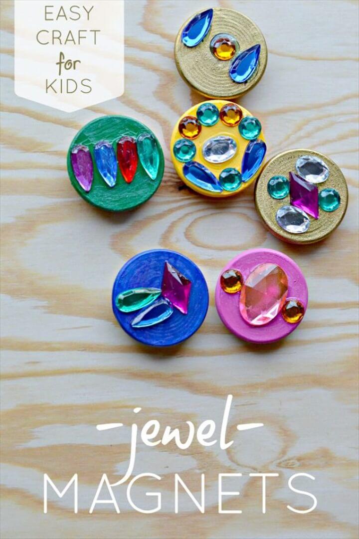 Create Treasure Jewel Magnets DIY Tutorial