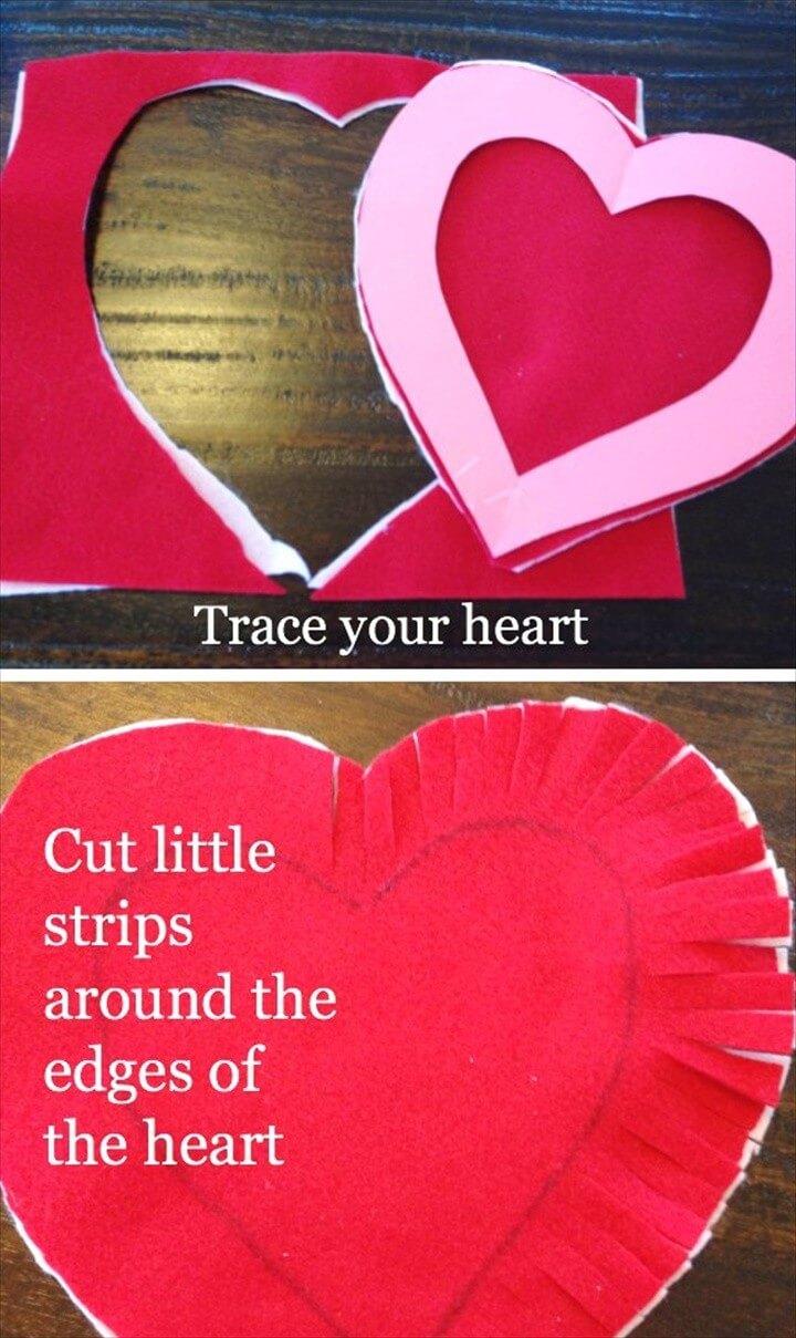 DIY Felt Heart Craft Idea No Sewing Required 1