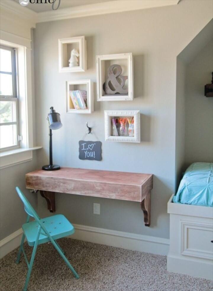 DIY Simple Frame Shelves