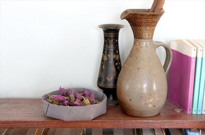 Gorgeous Simple Folded Felt Bowls